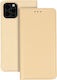 Smart Buchen Sie Synthetisches Leder Gold (iPhone 14)