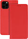 Smart Buchen Sie Synthetisches Leder Rot (iPhone 14 Pro)
