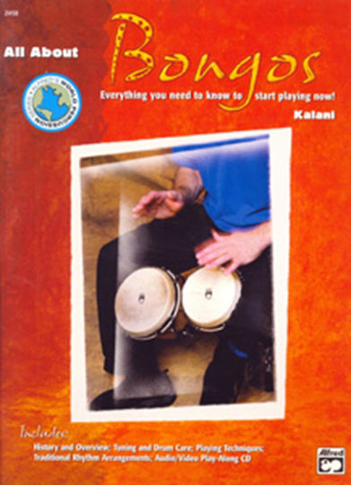 Alfred Music Publishing All About Bongos + Μέθοδος Εκμάθησης για Κρουστά + CD