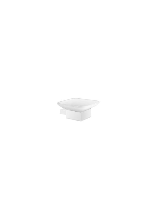 Sanco Enigma Wall-mounted Soap Dish Metallic White