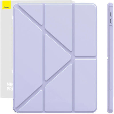 Baseus Minimalist Flip Cover Piele artificială Purple iPad 10.2 P40112502511-02
