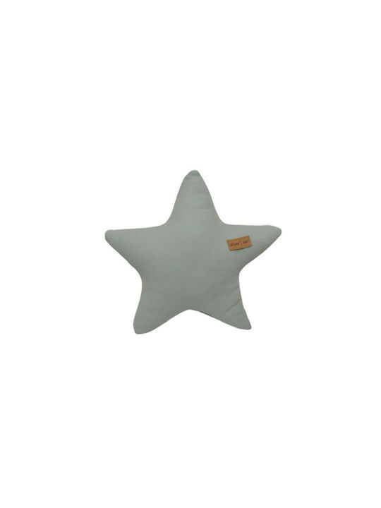 Baby Oliver Pernă Decorativă de Pătuț Star Verde 37x37cm 1buc