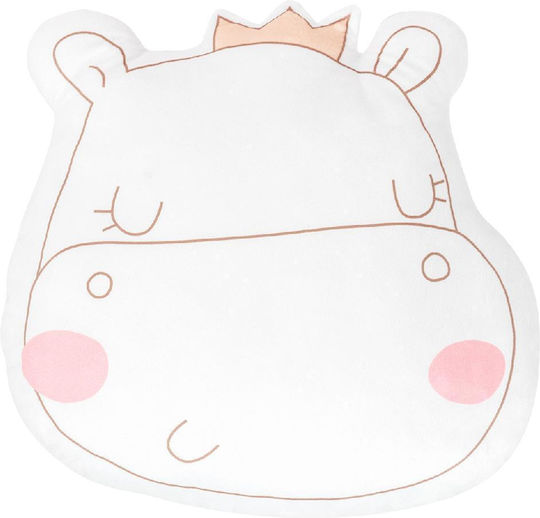 Kikka Boo Pernă Decorativă pentru Pătuț Hippo Dreams Alb 35x35cm