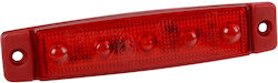 Lampa Truck Volume Lights 1pcs Truck Light 96x20mm 12 / 24V - Red L9703.1