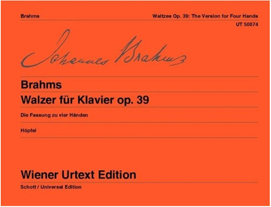 Universal Edition Valzer Op.39 - Urtext за Пиано