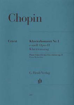 G. Henle Verlag Frederic Chopin - Concerto For Piano And Orchestra No1-E Minor Op. 11 pentru Pian