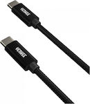 Yenkee YCU C101 BK USB 2.0 Cable USB-C male - USB-C male Μαύρο 1m