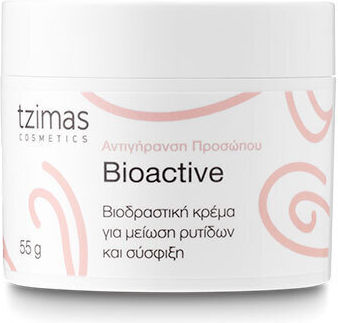 Tzimas Cosmetics Bioactive Κρέμα Προσώπου για Αντιγήρανση & Σύσφιξη 55gr
