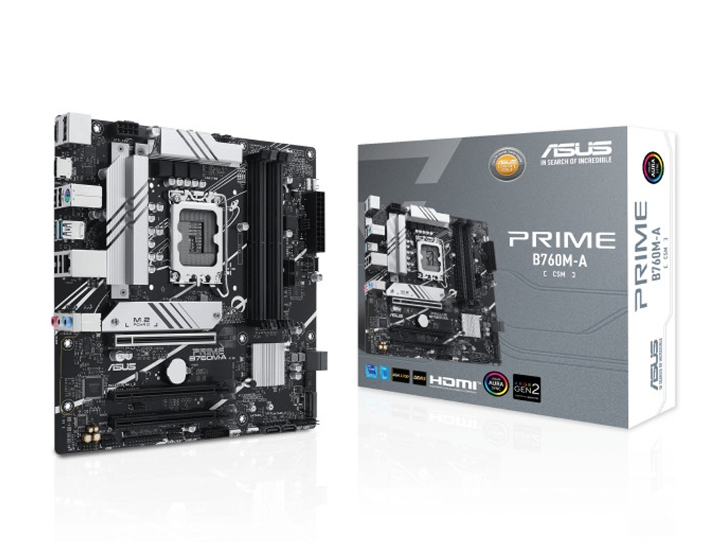 Asus Prime B760M-A-D4-CSM Motherboard Micro ATX με Intel 1700 Socket
