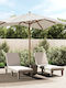 Round Wooden Beach Umbrella F3xY2.73m