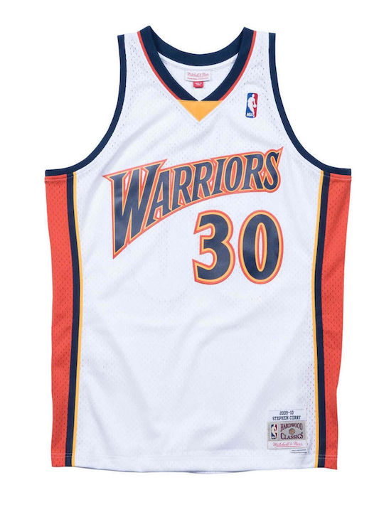 Mitchell & Ness Golden State Warriors Bărbătească Jersey de Performanță Baschet Stephen Curry