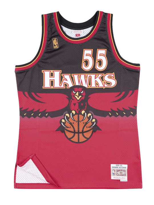 Mitchell & Ness Atlanta Hawks Ανδρική Φανέλα Μπάσκετ