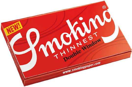 Smoking Thinnest Red Regular Zigarettenpapier Doppelter 120 Blätter 1Stück