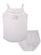 Pretty Baby Kids' Set Brief with Undershirt White 2pcs