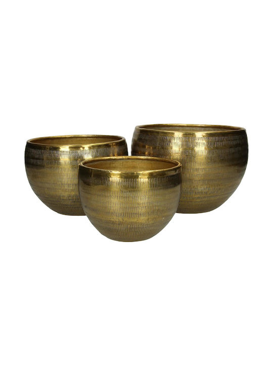 ArteLibre Pot Gold Set 3pcs