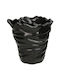 ArteLibre Planter Ceramic Black 24x24x22.3cm.
