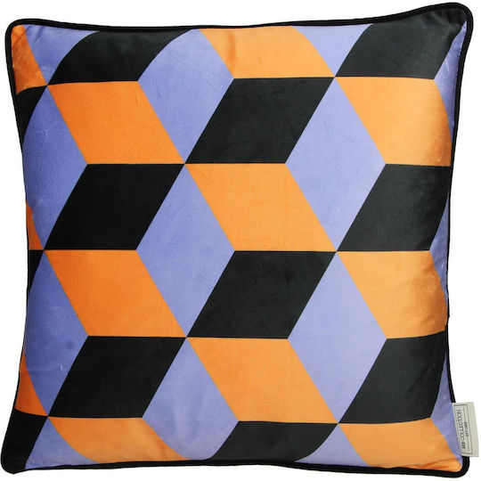 ArteLibre Velvet Multicolour Sofa Cushion 45x45cm