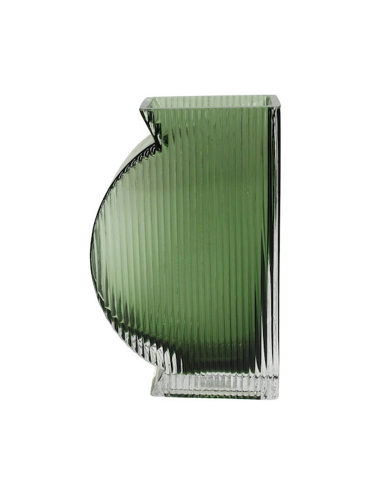 ArteLibre Διακοσμητικό Βάζο Glas Grün 12x6x20cm 1Stück