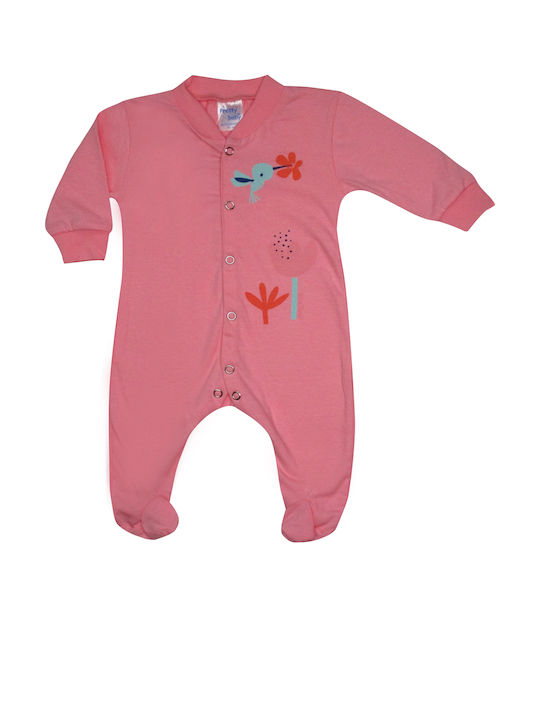 Pretty Baby Baby Bodysuit Set Long-Sleeved Pink