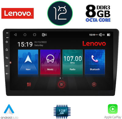 Lenovo Sistem Audio Auto (Bluetooth/USB/AUX/WiFi/GPS/Partitură) cu Ecran Tactil 9"
