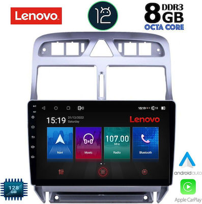 Lenovo Sistem Audio Auto pentru Peugeot 307 2001-2008 (Bluetooth/USB/AUX/WiFi/GPS)