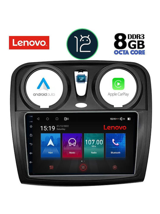 Lenovo Sistem Audio Auto pentru Renault Magazin online Dokker Dacia Magazin online Dokker 2012> (Bluetooth/USB/AUX/WiFi/GPS/Partitură) cu Ecran Tactil 9"