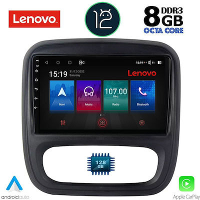 Lenovo Sistem Audio Auto pentru Opel Vivaro Fiat Talento Renault Trafic Nissan NV300 2014> (Bluetooth/USB/AUX/WiFi/GPS/Partitură) cu Ecran Tactil 9"