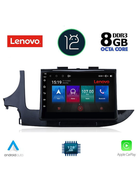 Lenovo Sistem Audio Auto pentru Opel Mokka 2016> (Bluetooth/USB/AUX/WiFi/GPS/Partitură) cu Ecran Tactil 9"