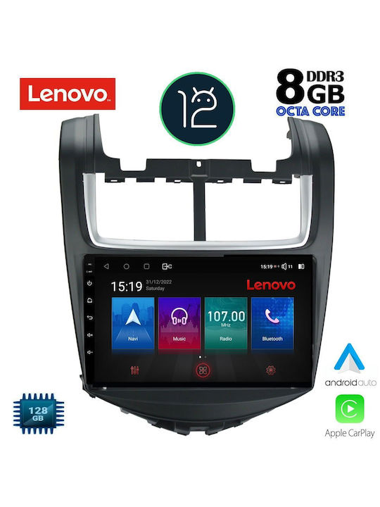 Lenovo Sistem Audio Auto pentru Chevrolet Aveo 2014-2017 (Bluetooth/USB/AUX/WiFi/GPS/Partitură) cu Ecran Tactil 9"