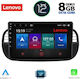 Lenovo Sistem Audio Auto pentru Fiat 500 2007-2014 (Bluetooth/USB/AUX/WiFi/GPS/Partitură) cu Ecran Tactil 9"