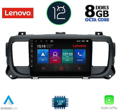 Lenovo Car-Audiosystem für Peugeot Reisender / Experte Toyota Proace Citroen Springend / SpaceTourer 2016> (Bluetooth/USB/AUX/WiFi/GPS) mit Touchscreen 9"