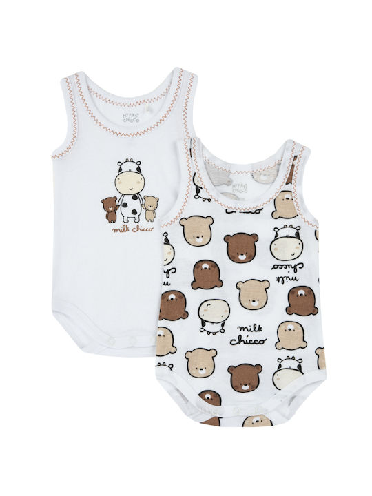 Chicco Baby Bodysuit Set Sleeveless Multicolour