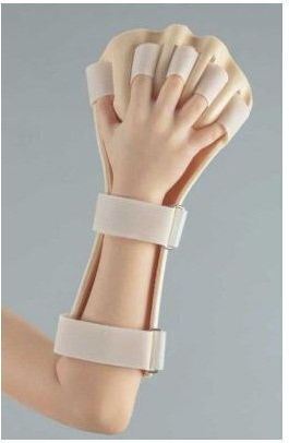 Aurafix DG-08 Thermoplastic Neurological Extremity Hand Splint Right Side for Kids Beige