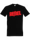 Unisex Tshirt "Rebell", Schwarz