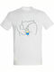 Tricou unisex "Secret Summer", alb