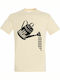 Tshirt unisex "Eat Local", Cream