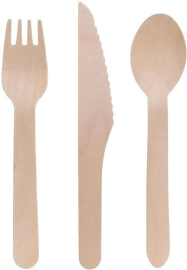 Cook Concept Besteck Einweg Hölzernes 24Stück