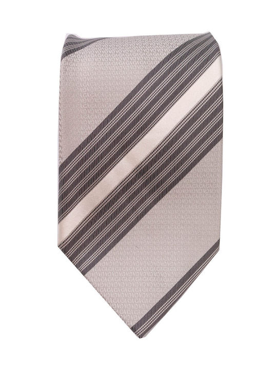 Giorgio Armani Silk Men's Tie Printed Gray