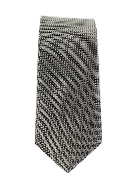 Hugo Boss Silk Men's Tie Printed Gray