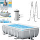 Intex Prism Frame Schwimmbad mit Metallic-Rahmen 300x175x80cm