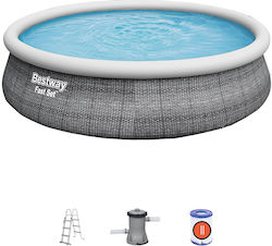 Bestway Fast Set Swimming Pool Inflatable with Filter Pump 457x107cm