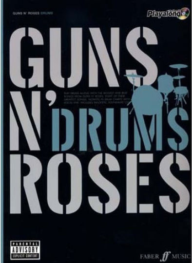 Faber Guns N' Roses Authentic Drums Playing Book Παρτιτούρα + CD