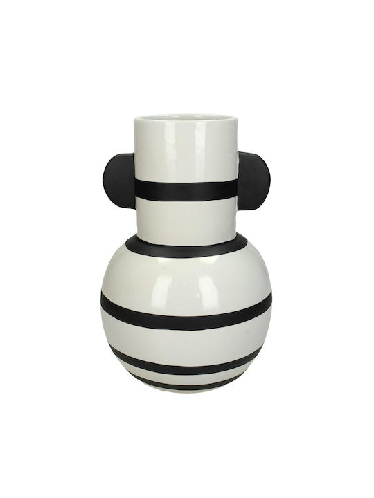 ArteLibre Decorative Vase White 17x17x26cm