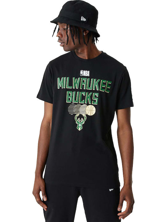 New Era NBA Team Sportliches T-Shirt Schwarz