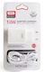 XO Φορτιστής με Θύρα USB-A και Καλώδιο micro USB 18W Quick Charge 3.0 Λευκός (L103)