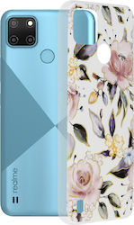 Techsuit Marble Series Back Cover Multicolour (Realme C21Y / C25Y)