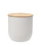 Next Bisquits Vase General Use with Lid Plastic White 1700ml