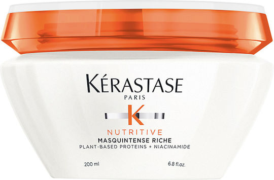 Kérastase Nutritive Riche Маска за Коса за Хидратация с Ниацинамид 200ml