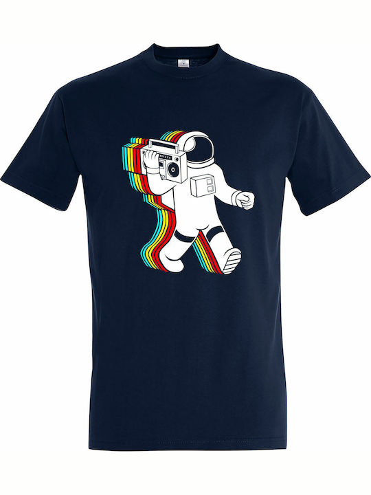 Tricou Unisex "Space Dj", French Navy