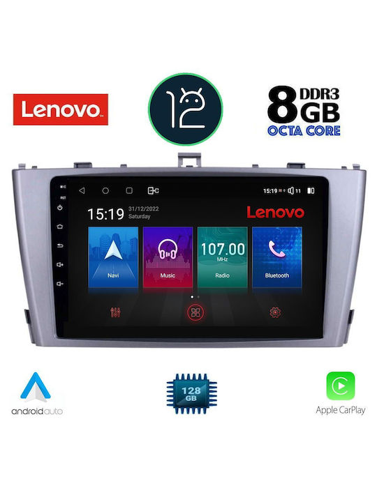 Lenovo Sistem Audio Auto pentru Toyota Avensis 2009-2015 (Bluetooth/USB/AUX/WiFi/GPS/Partitură) cu Ecran Tactil 9"